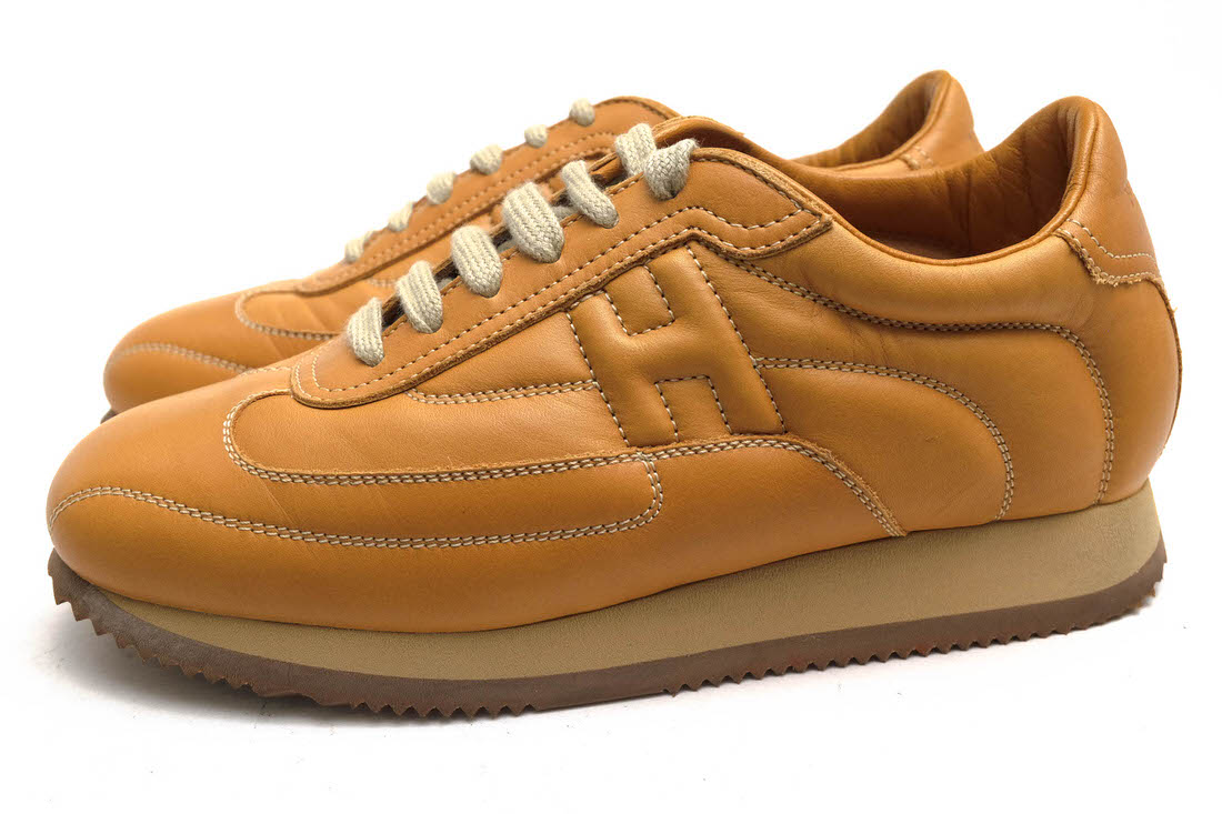 HERMES Quick クイック / エルメス Hロゴ 牛革 カーフ 定番 ベージュ