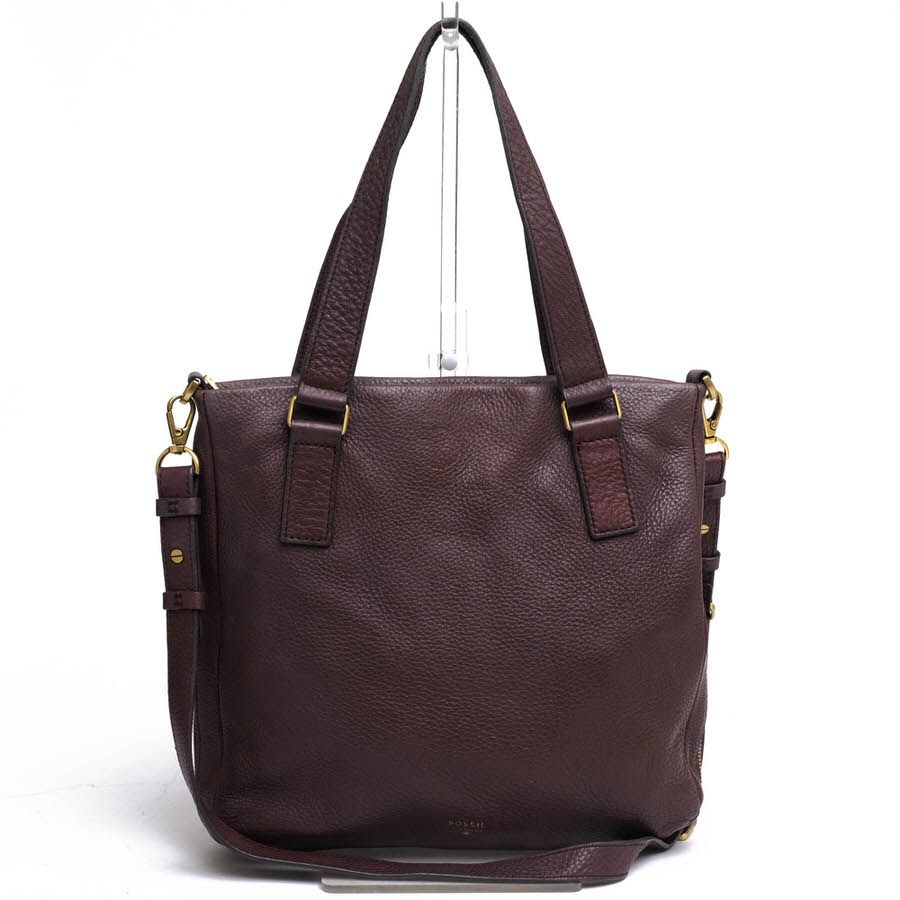 FOSSIL / フォッシル 牛革 シボ革 シュリンクレザー 2WAY ショルダー