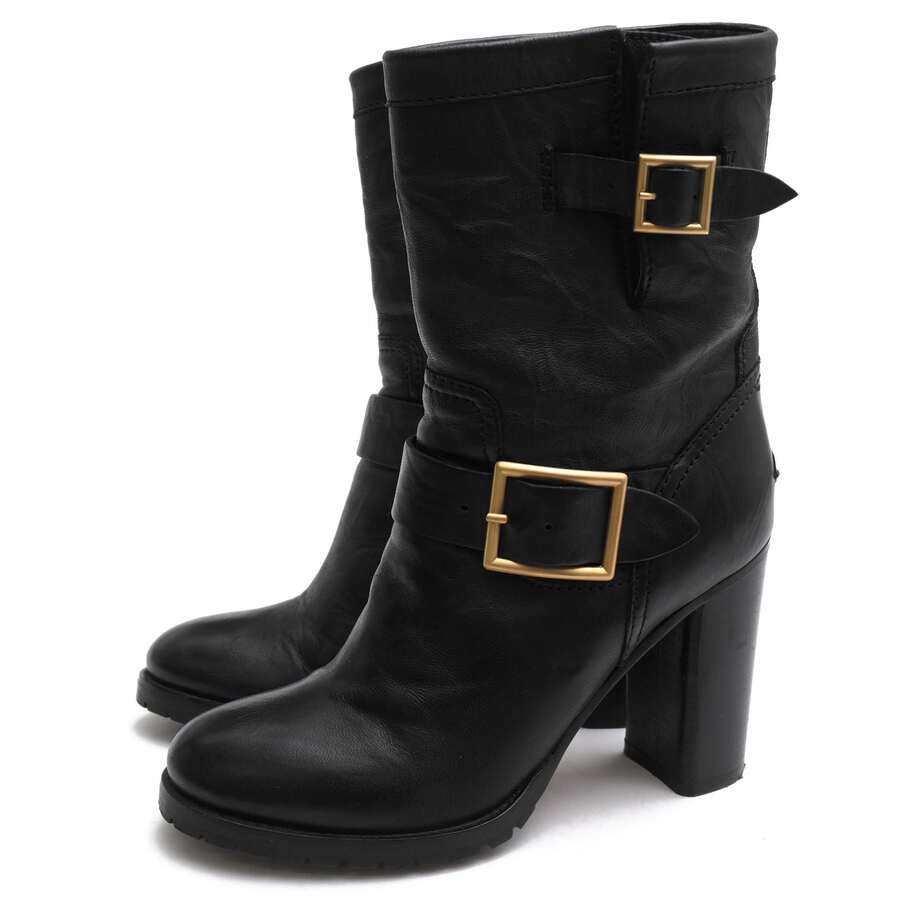 Jimmy Choo 247DART BIKER LEATHER UNLINED / ジミーチュウ バイカー