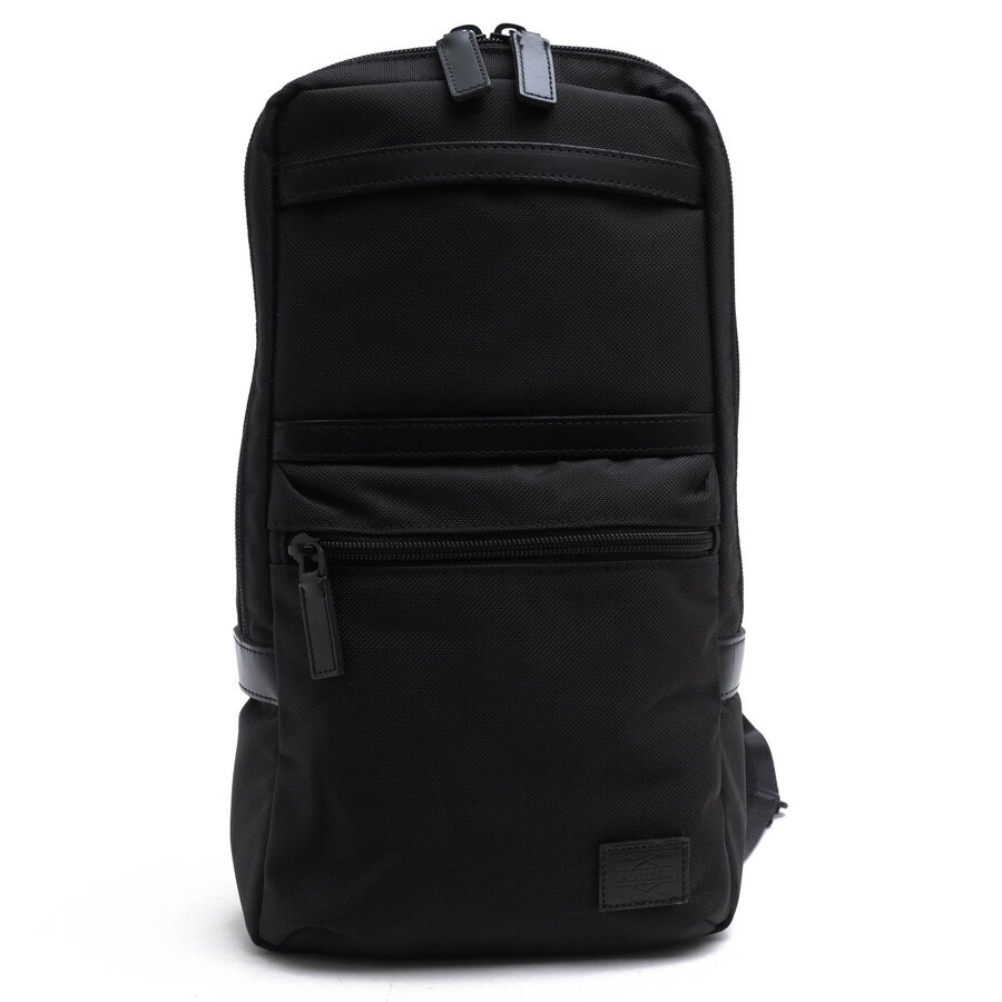 PORTER ブラック ショルダーバッグ 大容量 PORTER 859-05620 BOND SLING SHOULDER BAG ボンド / ポーター 吉田