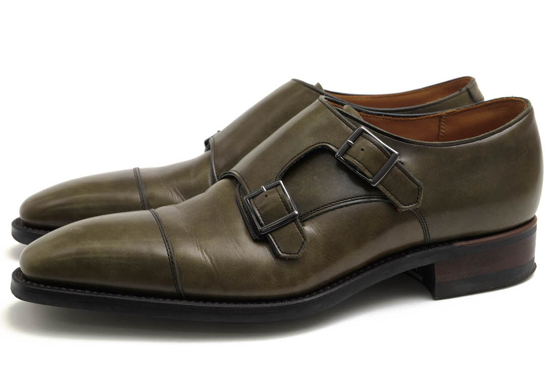 【未使用・美品】REGAL リーガル　ストレートチップ　ダブルモンクシューズ 未使用級✨リーガル ケンフォード ストレートチップ ダブル