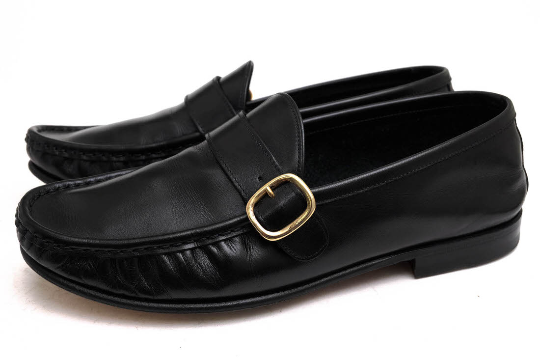 UNITED ARROWS 1331-343-7758 UA ITY BELTED SLIPON / ユナイテッド