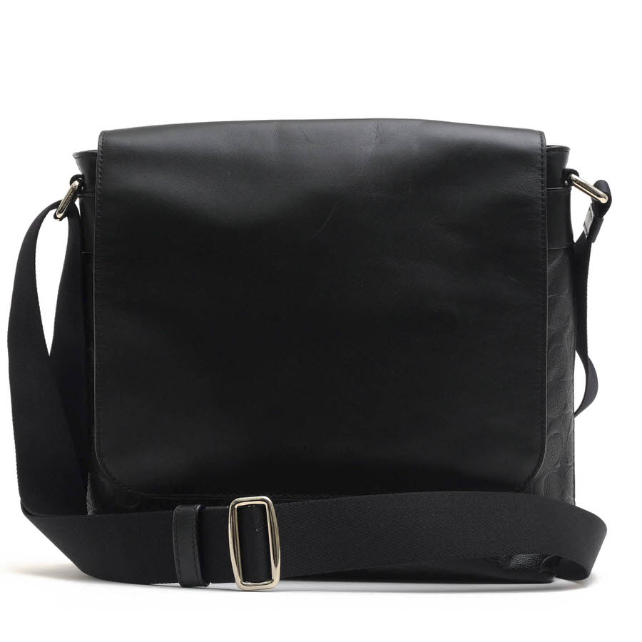 COACH F28577 Charles Small Messenger In Signature Leather