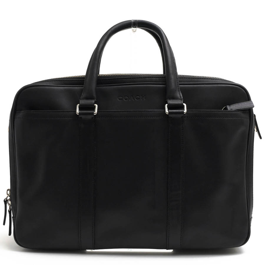 美品 COACH F71065 レキシントン 2WAY ロゴ ビジネス バッグ COACH F71065 Lexington Leather Commuter レキシントン レザー ダブル