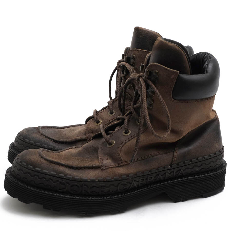 DOLCE＆GABBANA CA2775 / ドルガバ ラグソール ヌバック 牛革 ワーク