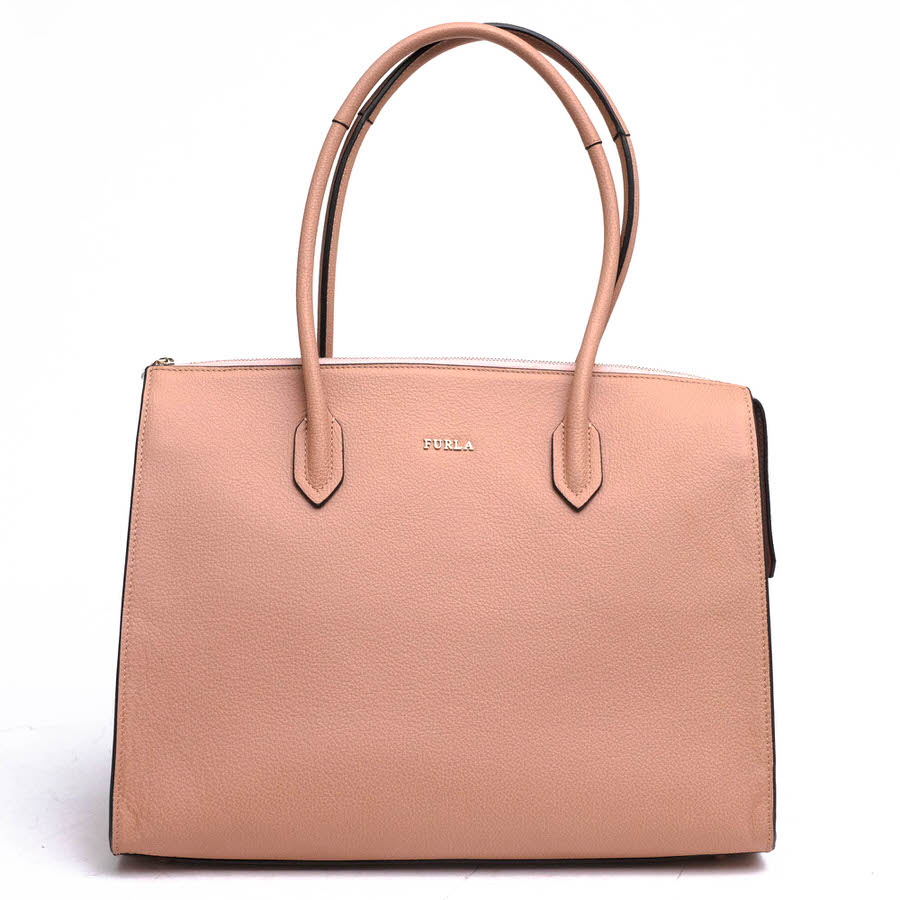 FURLA PIN L SATCHEL ピン / フルラ サッチェルバッグ 牛革 シボ革 