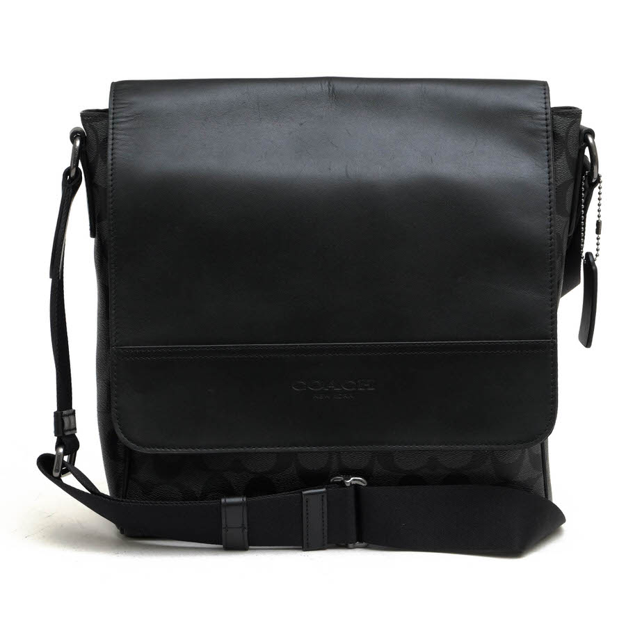 COACH 573 Houston Map Bag In Signature Canvas ヒューストン マップ