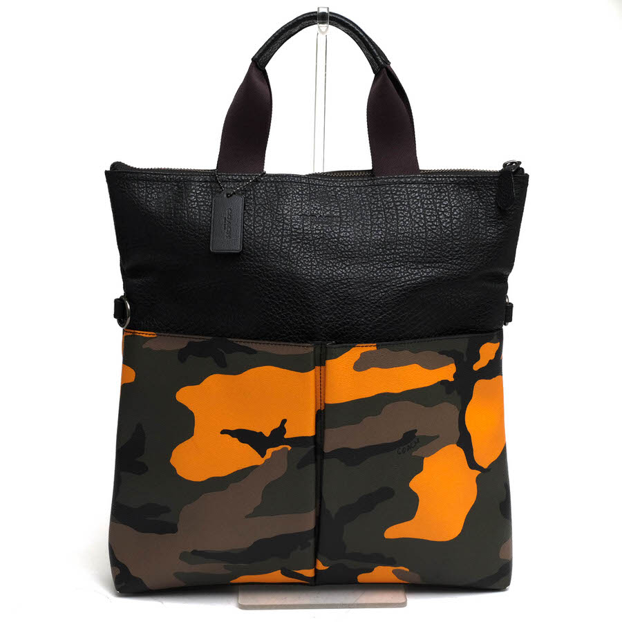 COACH F24765 Charles Foldover Tote With Camo Print チャールズ 