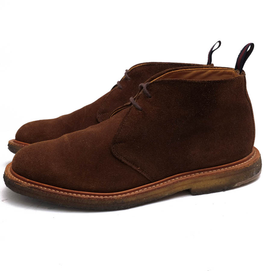 SANDERS 8763SS Bertie Chukka Boots / サンダース 牛革 クレープソール グッドイヤーウェルト製法 ブラウン