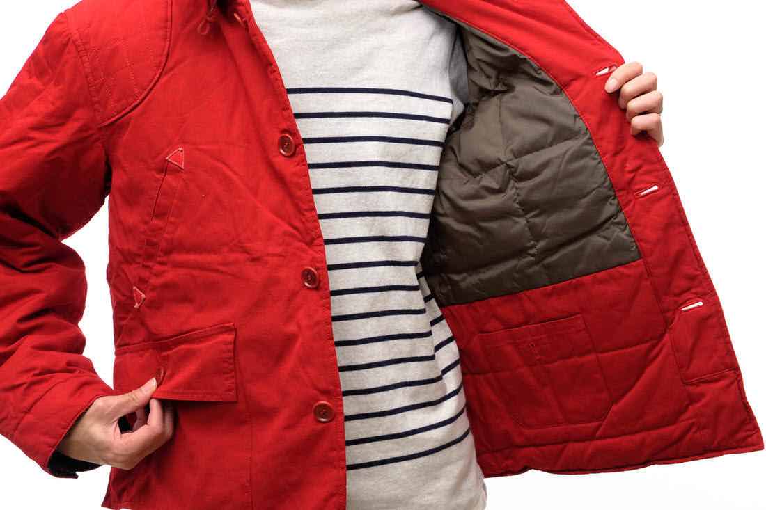 TENDERLOIN ジャケット T-HUNTING DOWN JKT / テンダーロイン ダウンジャケット フード着脱可能 レッド 赤 日本製 コットン メンズ | BRANDING TENDERLOIN ジャケット T-HUNTING DOWN JKT / テンダーロイン ダウンジャケット フード着脱可能 レッド 赤 日本製 コットン メンズ | BRANDING