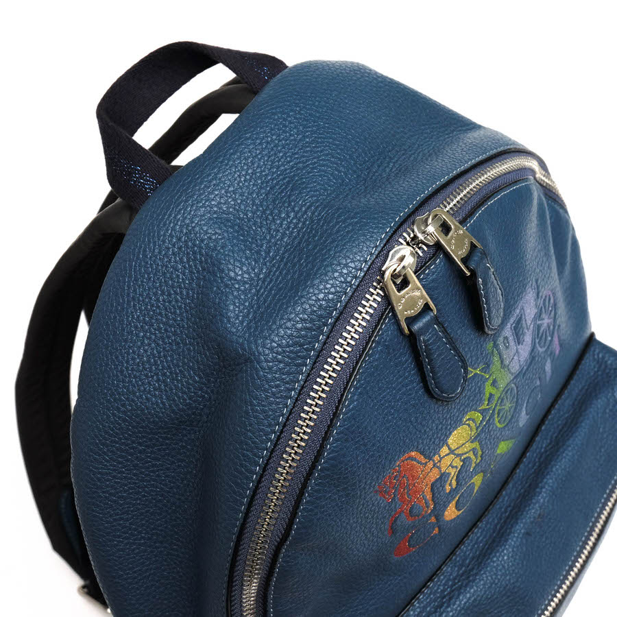 COACH F76772 Jes Backpack With Rainbow Horse And Carriage レインボー ホース アンド ...