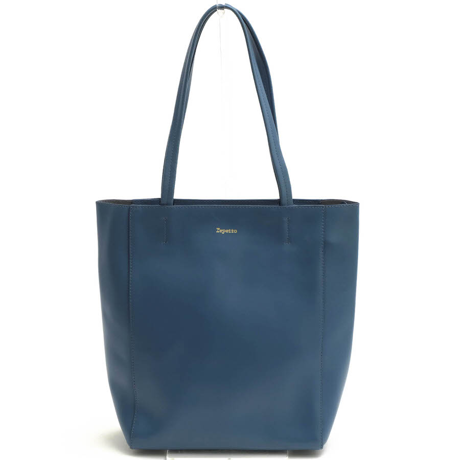 Repetto Shopping Bag Zippe / レペット 床革 肩掛け ワンショルダー 