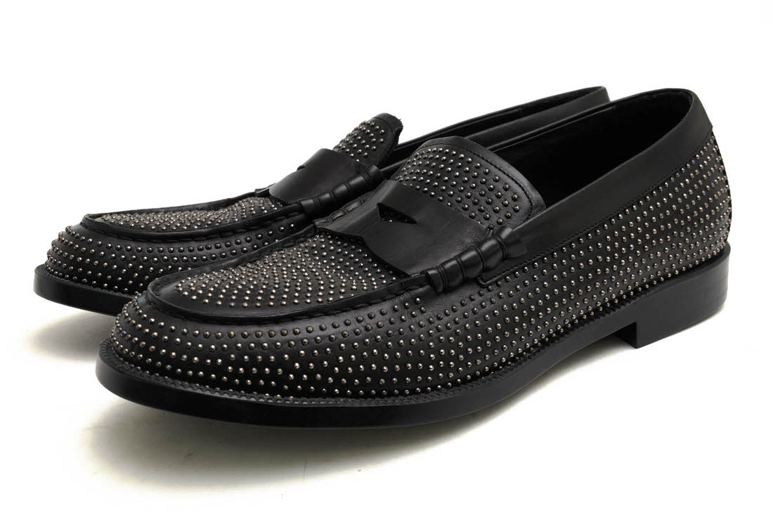 EMPORIO ARMANI X4A 123 182 / アルマーニ マイクロスタッズ カーフ 
