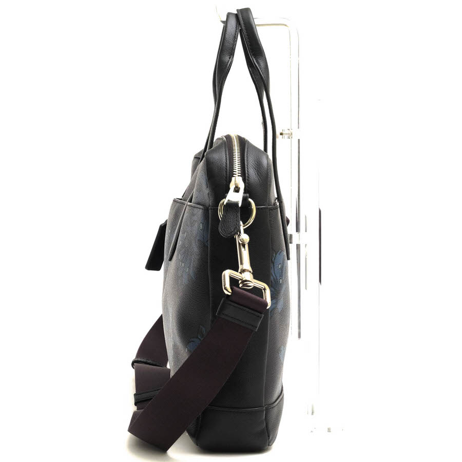 COACH F28635 Hamilton Bag With Hawaiian Lily Print �ϥߥ�ȥ� / ������ �����ƥ��󥰥����Х� ������ ���� �Ρ���PC��Ǽ�� 2WAY ���������Хå� �ͥ��ӡ� �� �ӥ��ͥ��Хå� ���