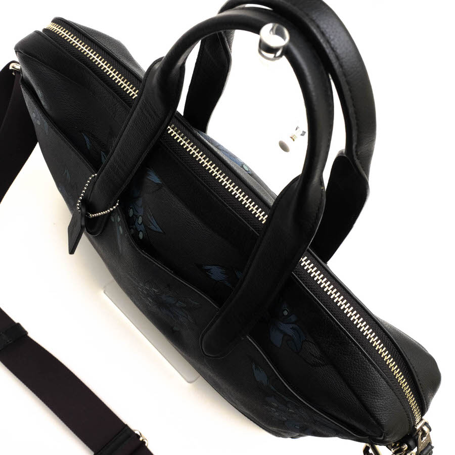 COACH F28635 Hamilton Bag With Hawaiian Lily Print �ϥߥ�ȥ� / ������ �����ƥ��󥰥����Х� ������ ���� �Ρ���PC��Ǽ�� 2WAY ���������Хå� �ͥ��ӡ� �� �ӥ��ͥ��Хå� ���