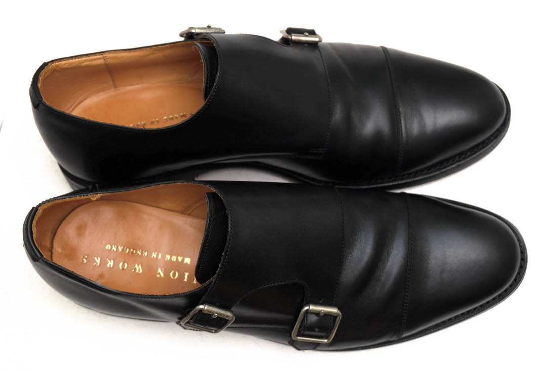 ユニオンインペリアル ダブルモンク ストレートチップ 6 1/2 ブラック 楽天市場】ユニオン・インペリアル ダブルモンクの通販