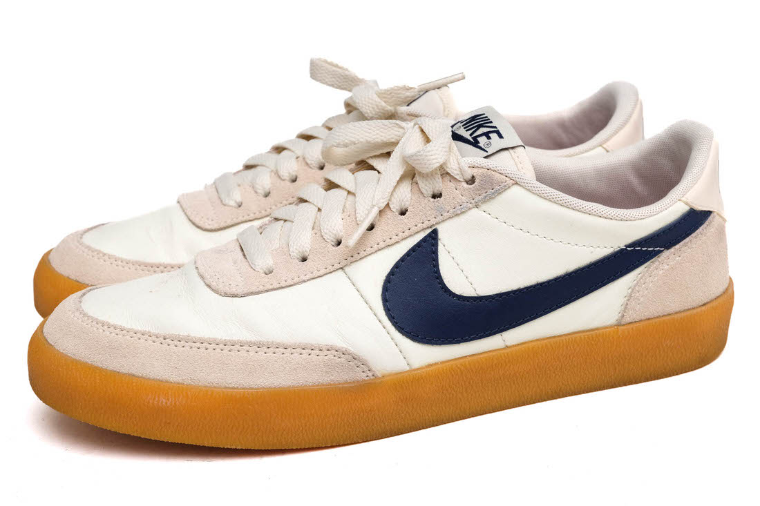 NIKE 432997-107 Killshot 2 Leather Sail/Midnight Navy/Gum Yellow