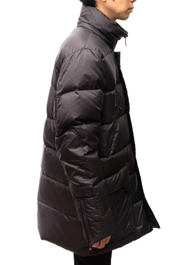 エトレゴ No Hetrego ダウンコート グレー 灰色 メンズ ポリエステル Branding