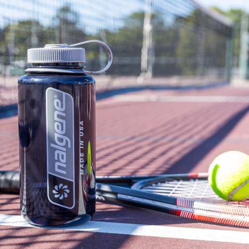 広口1.0L Tritan Renew ラージロゴ オデッセイグレー | NALGENE