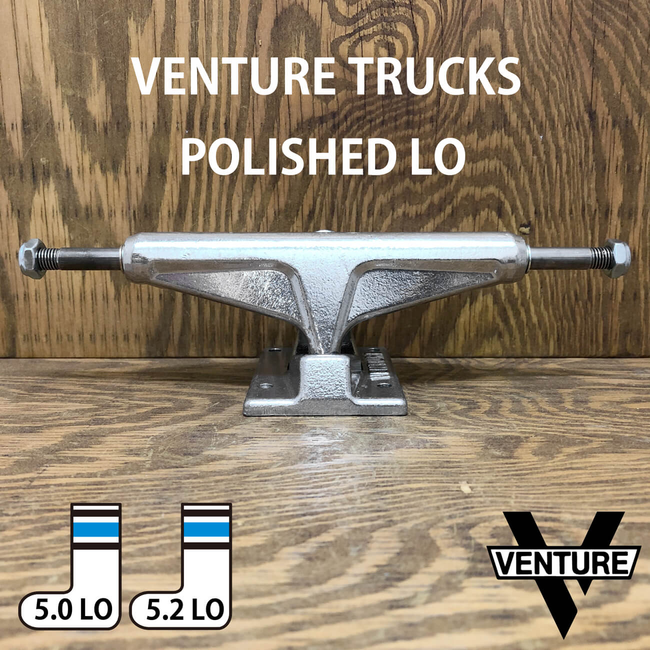 VENTURE TRUCKS POLISHED 5.0-5.2 LO