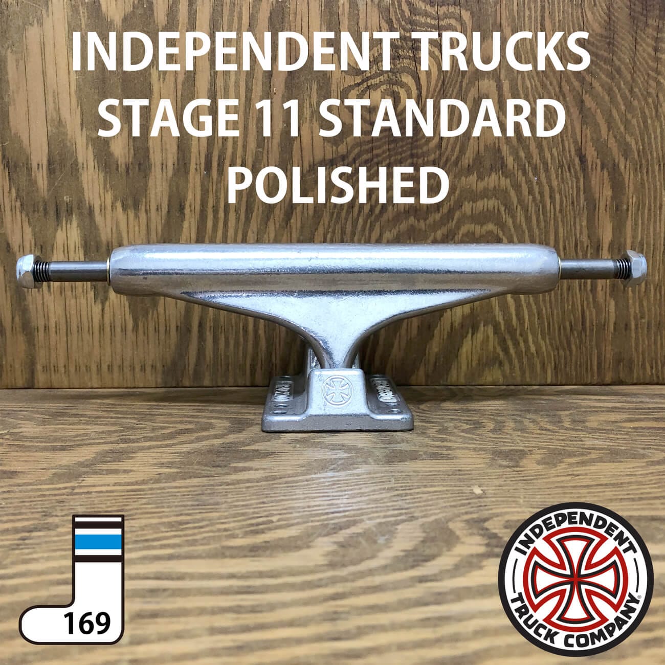 INDEPENDENT STAGE11 POLISHED STANDARD TRUCKS 169