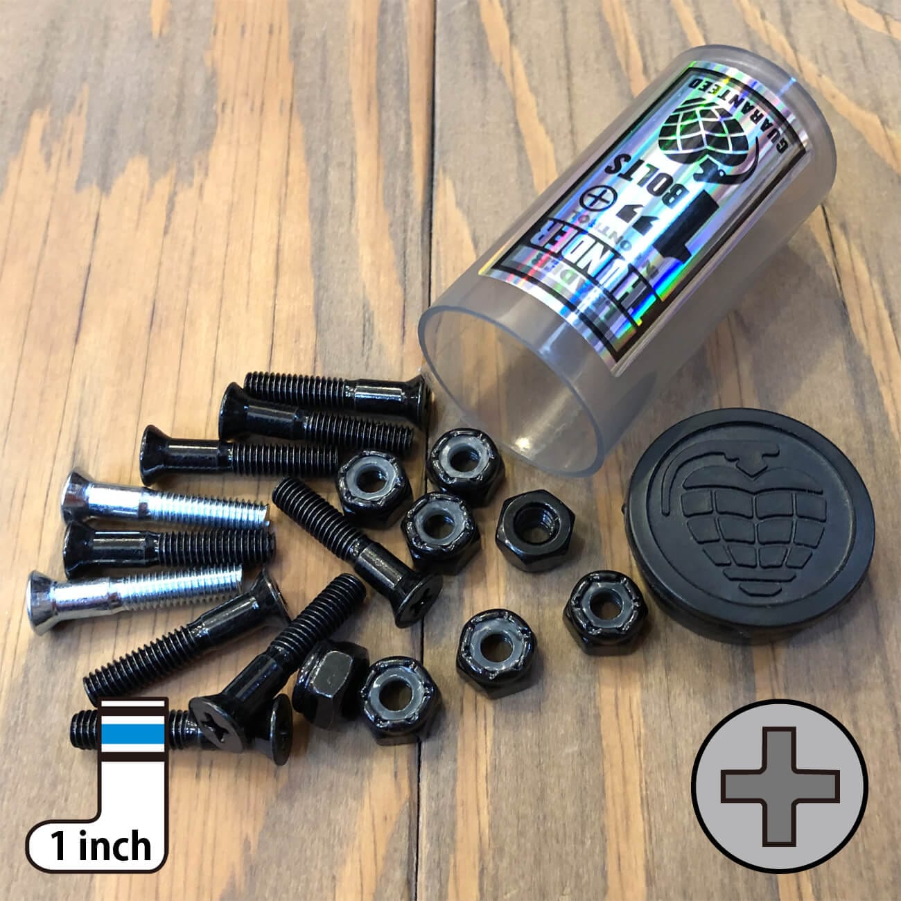 【1inch プラス】THUNDER TRUCKS BOLTS