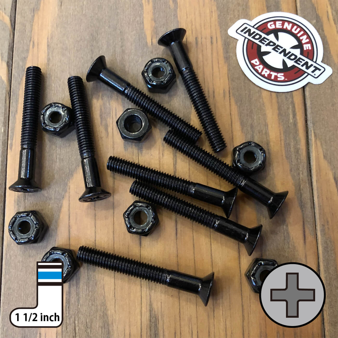 写真撮り直し【1 1/2inchプラス】INDEPENDENT PRECISION BOLTS
