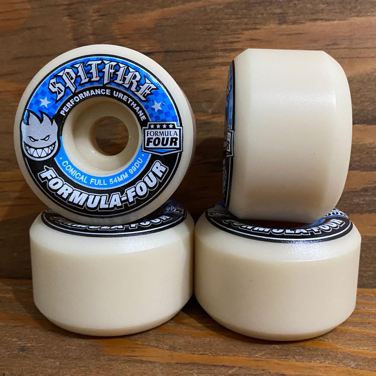スクエア】SPITFIRE F4 CONICAL FULL 99A 54mm｜HARD WHEEL｜スケート