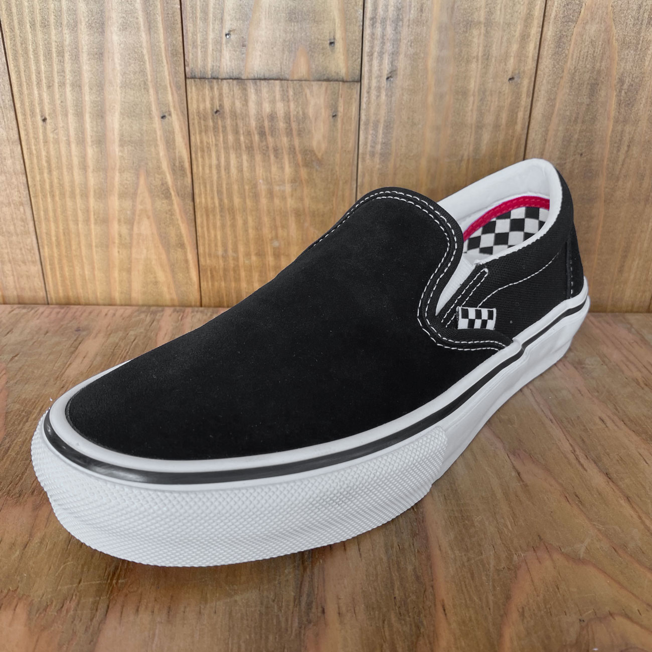 VANS SKATE SLIP-ON BLACK / WHITE