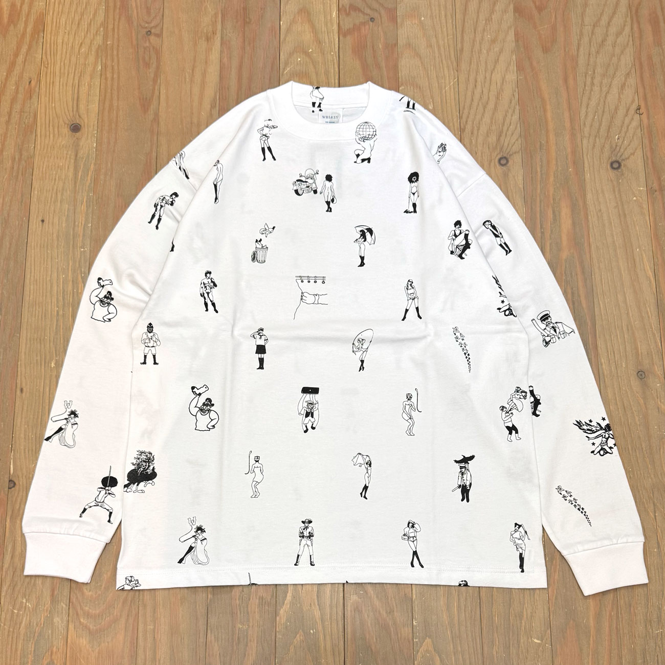 WHIMSY PIN-UP GIRLS L/S TEE