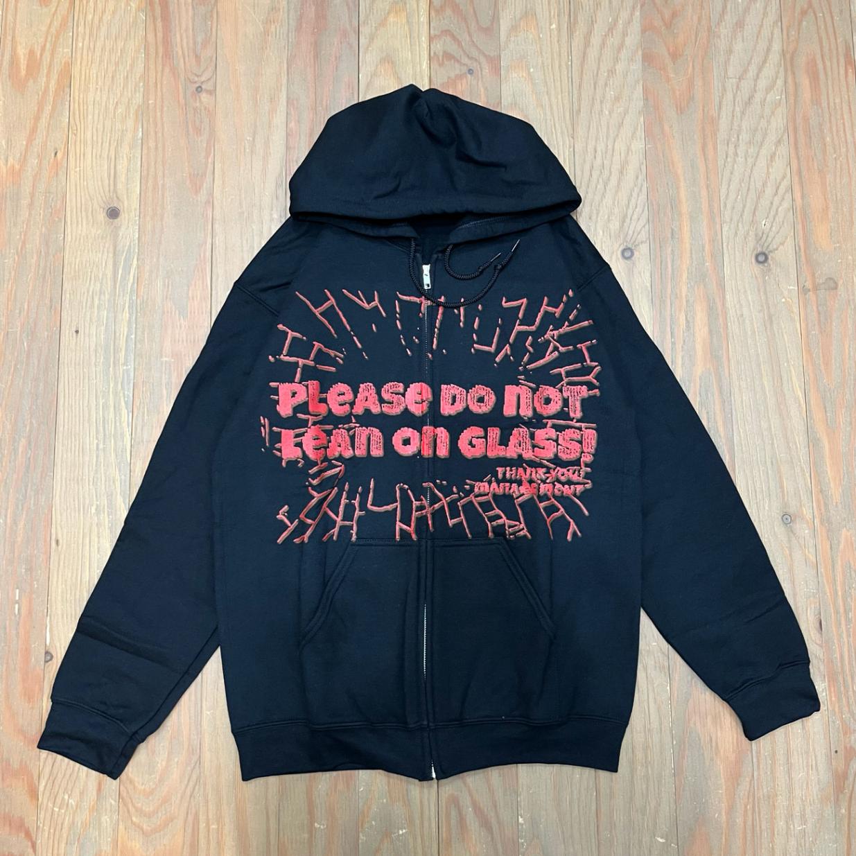 WKND PLEASE DO NOT LEAN ON GLASS ZIP HOODIE｜APPAREL｜スケート