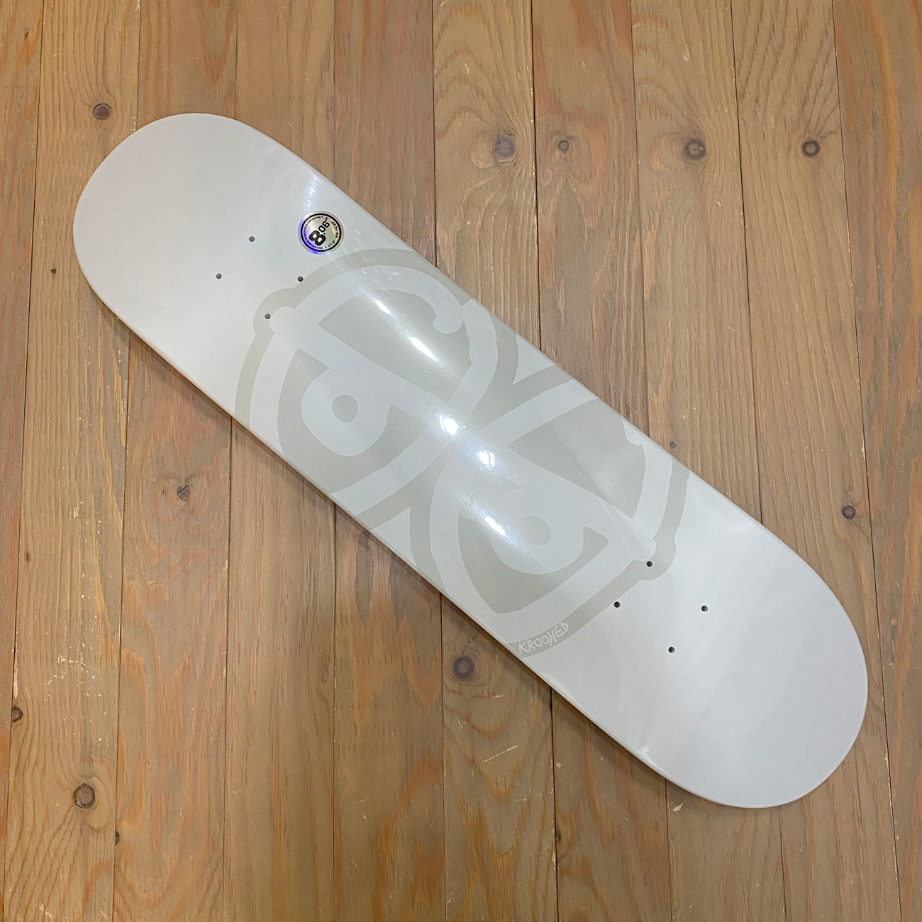 KROOKED TEAM EYES WHITE DECK 8.06inch
