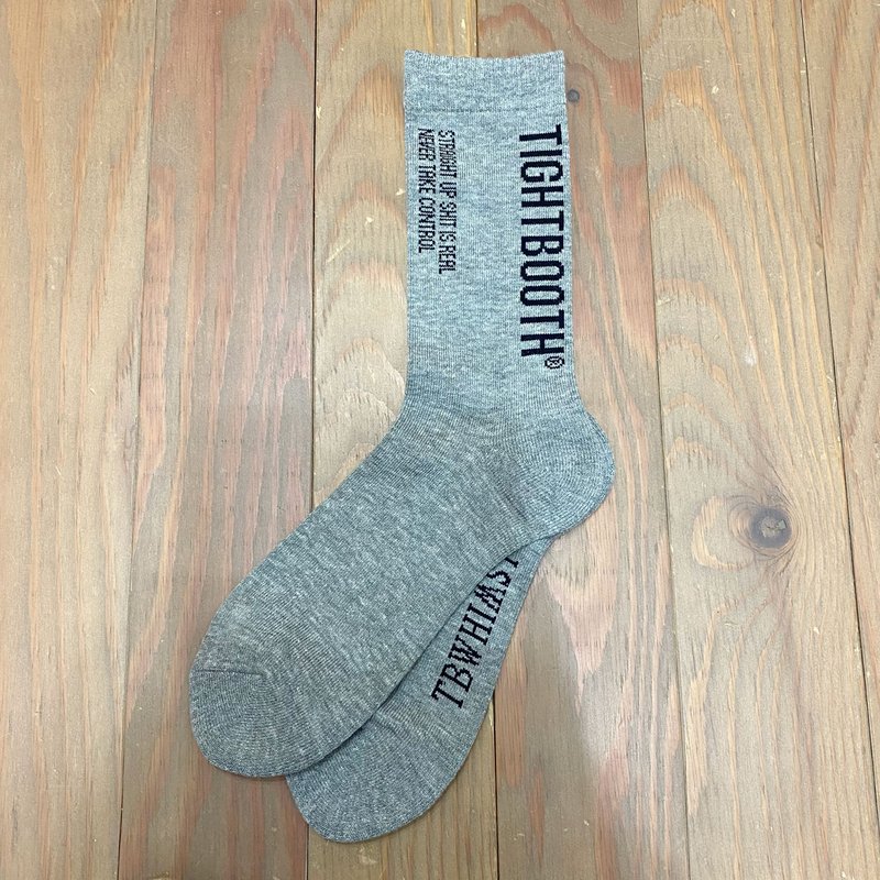 TIGHTBOOTH LABEL LOGO SOCKS