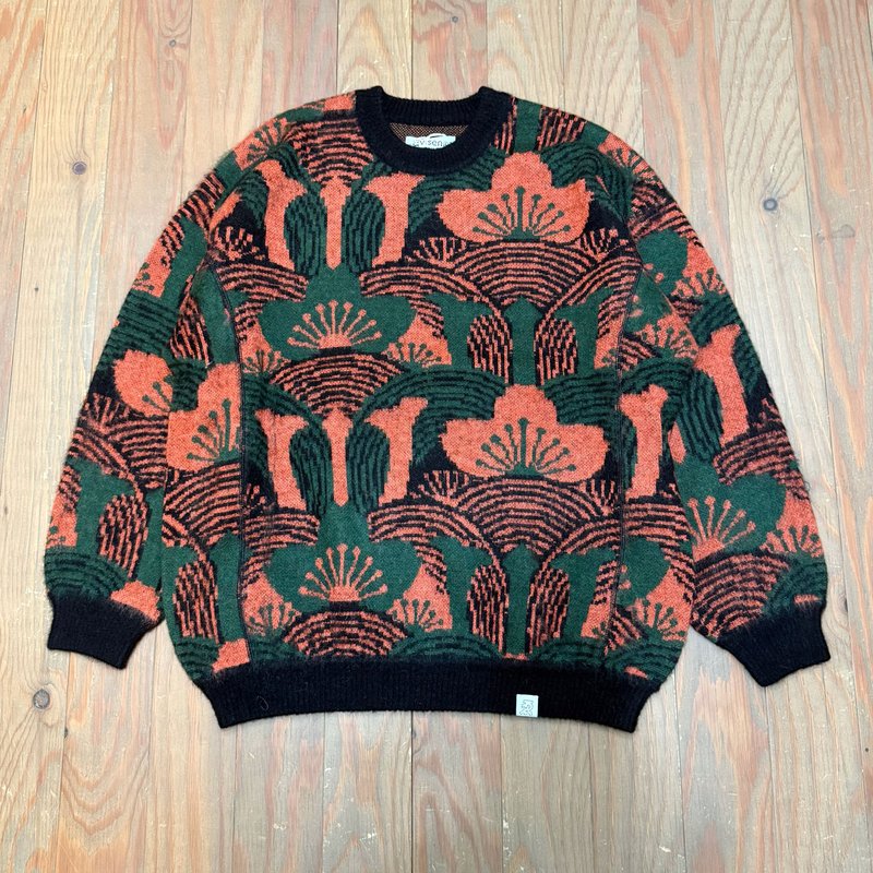EVISEN KABUTO MOHAIR CREW KNIT