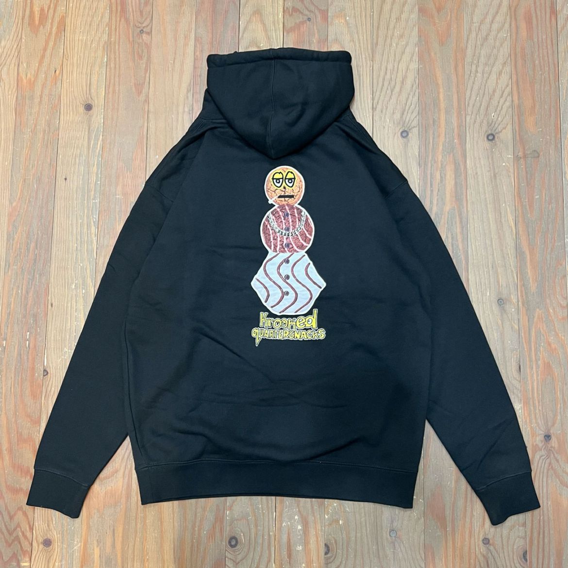 KROOKED x QUARTER SNACKS SNACKMAN HOODIE