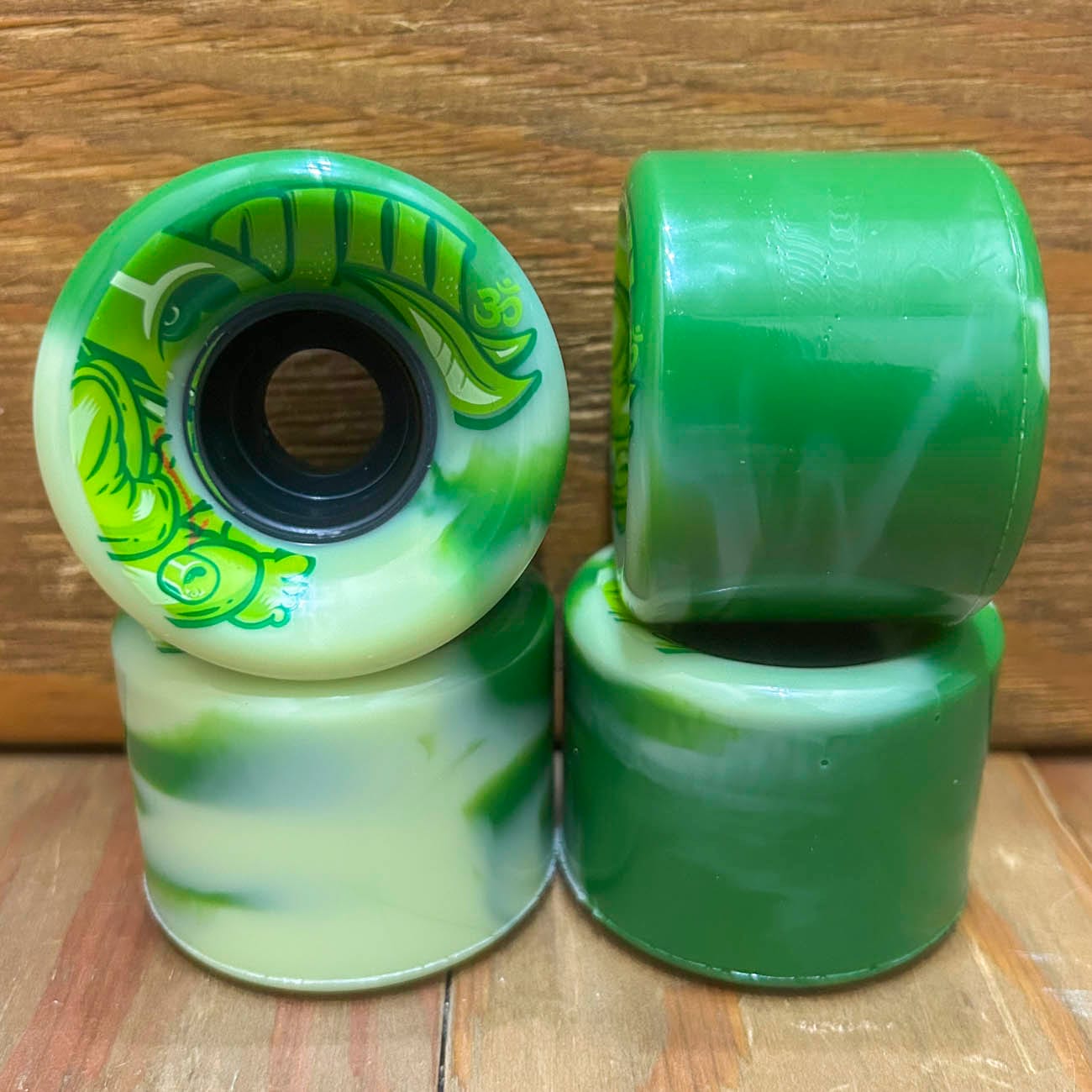OJ WHEELS CRU-ZEN  SUPER JUICE 78A 60mm EMERALD MARBLE SWIRL