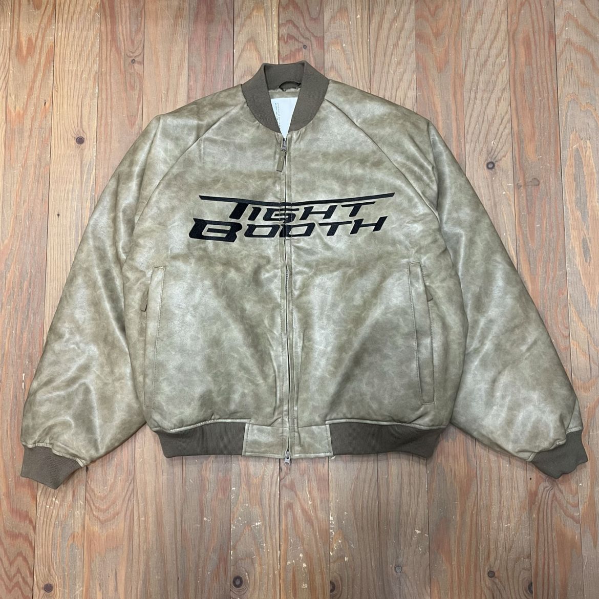 TIGHTBOOTH x SEEDA ADRENALINE LEATHER DOWN JKT