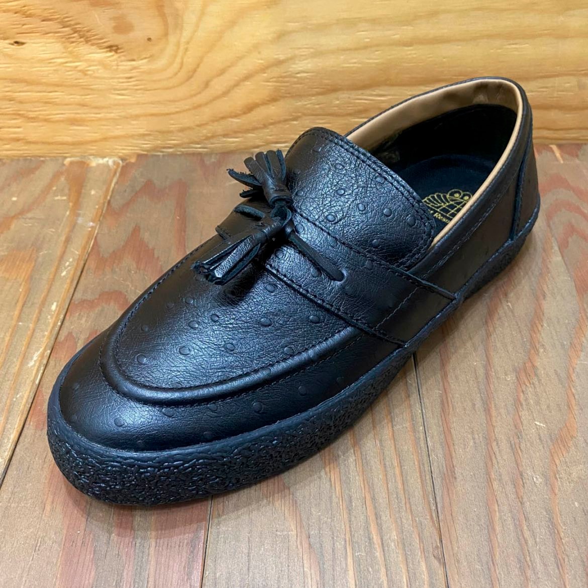 LAST RESORT AB VM005 LOAFER OSTRITCH BLACK/BLACK