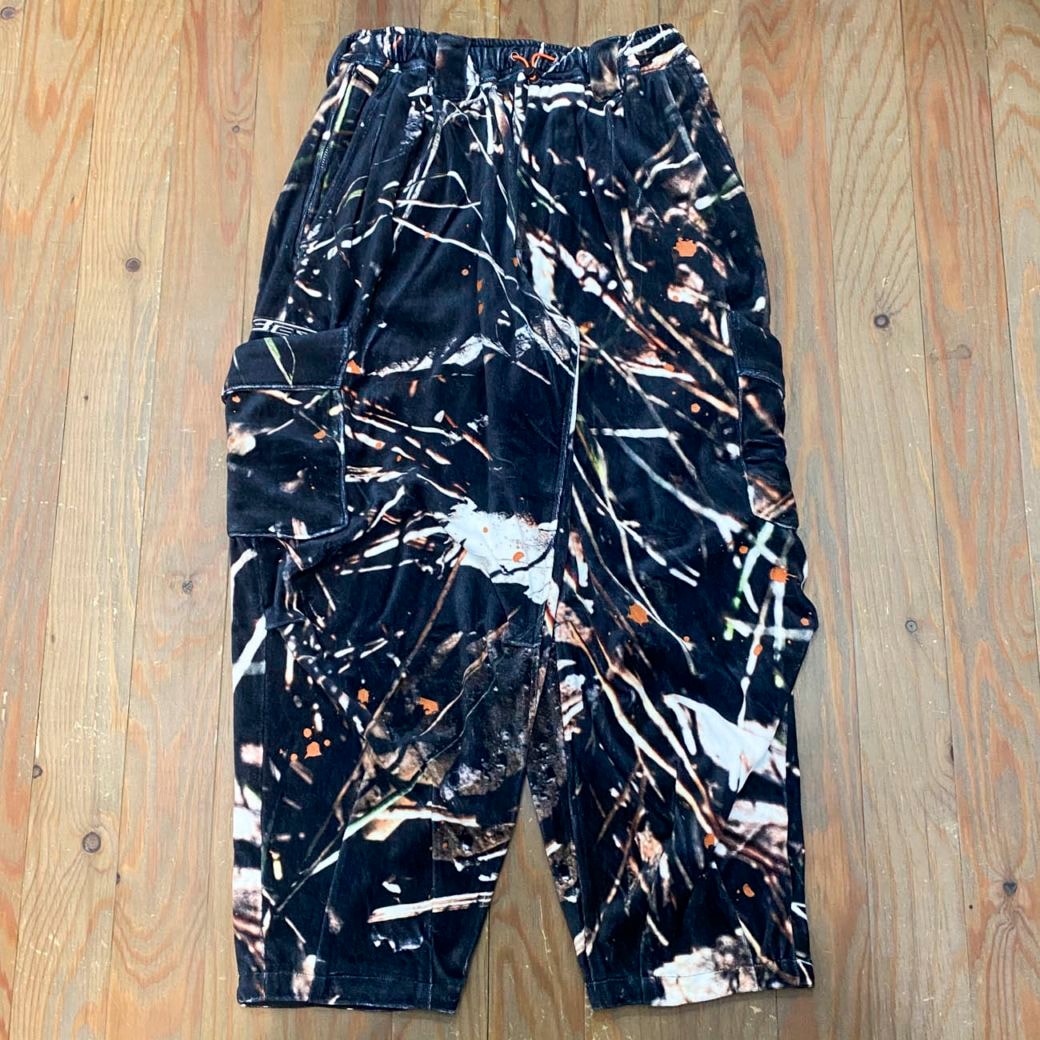 TIGHTBOOTH x BES TACTICAL VELOUR CAMO BALLOON PANTS
