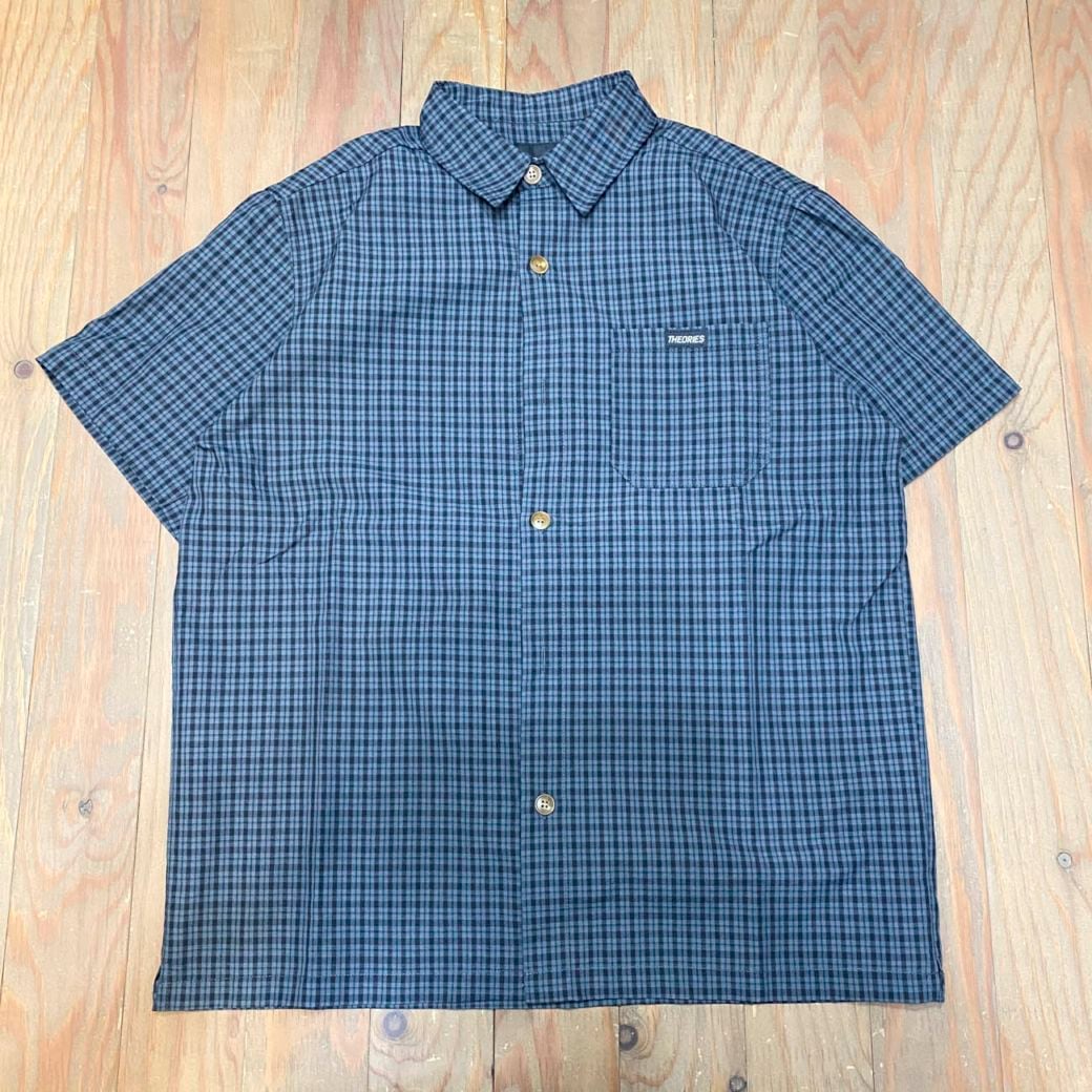THEORIES AVIGNON FLANNEL BUTTON UP