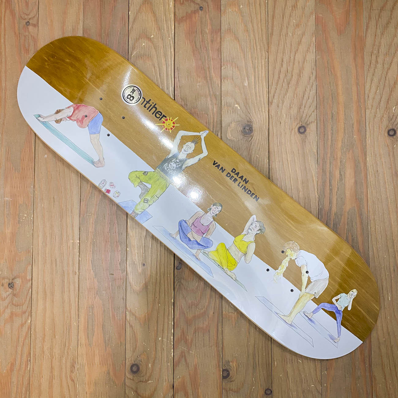 ANTIHERO スケートボード ANTIHERO I FARTED IN YOGA DAAN VDL DECK 8.38inch ｜ANTI HERO