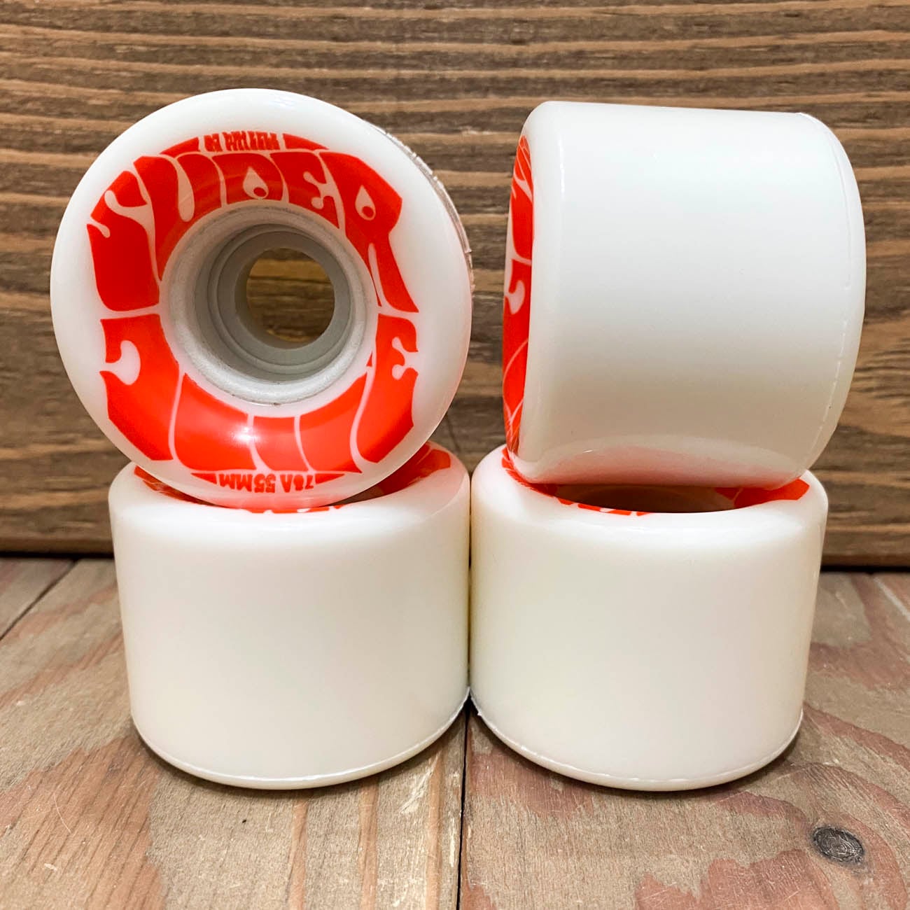 OJ WHEELS SUPER JUICE MINI 78A 55mm WHITE/RED｜SOFT WHEEL