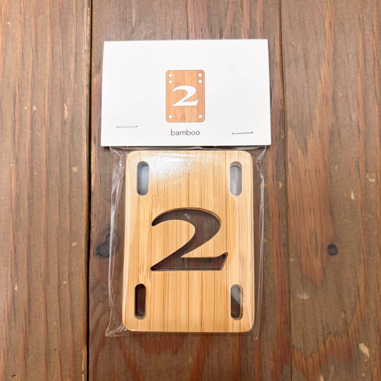 2 RISER PADS 1/8 BAMBOO