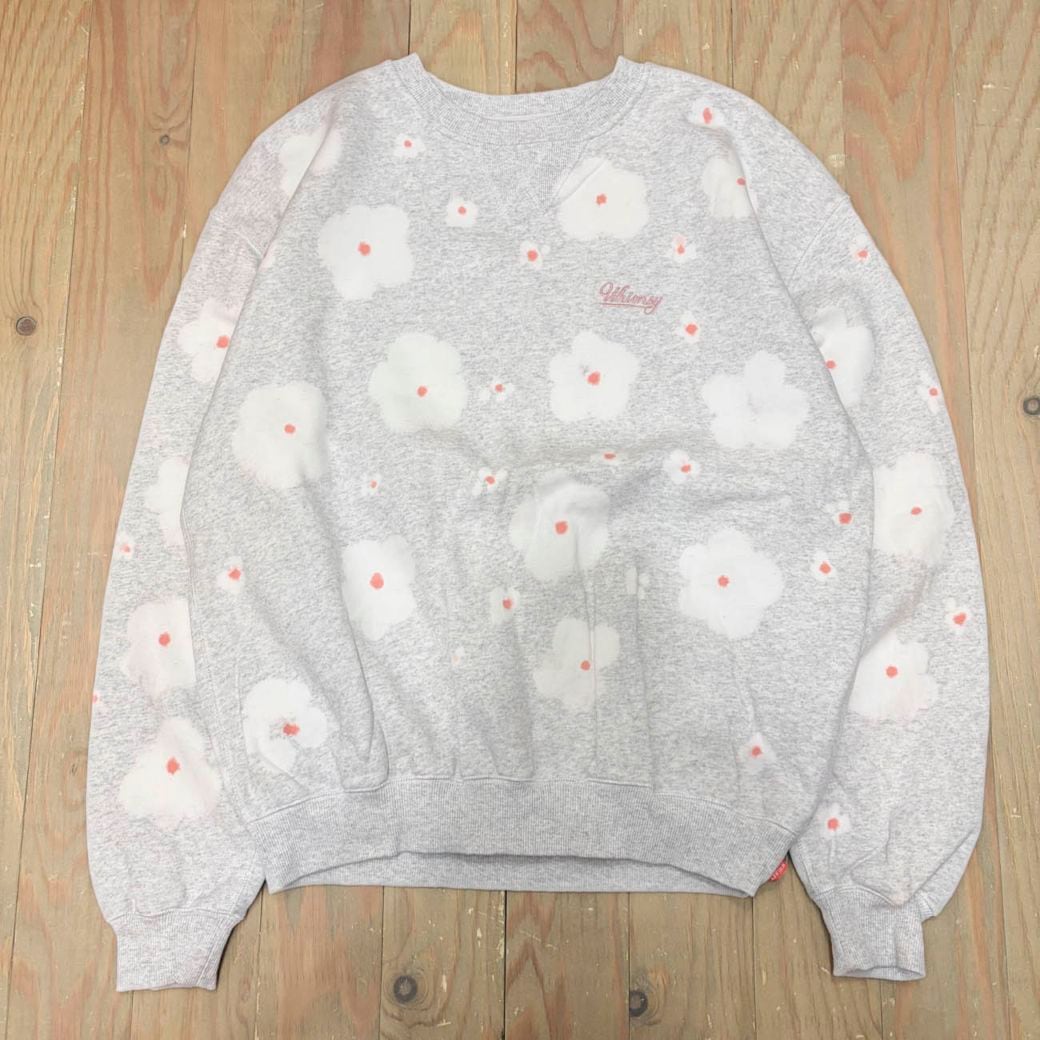 WHIMSY FLOWER DYE CREWNECK