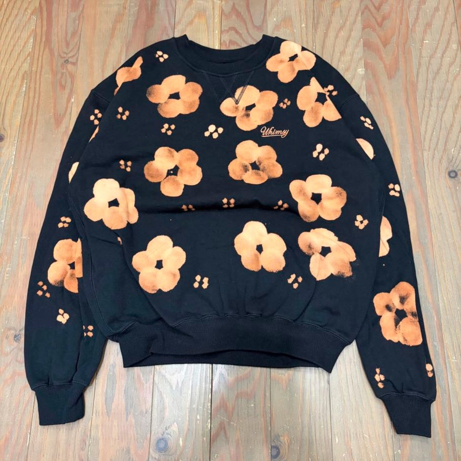 WHIMSY FLOWER DYE CREWNECK
