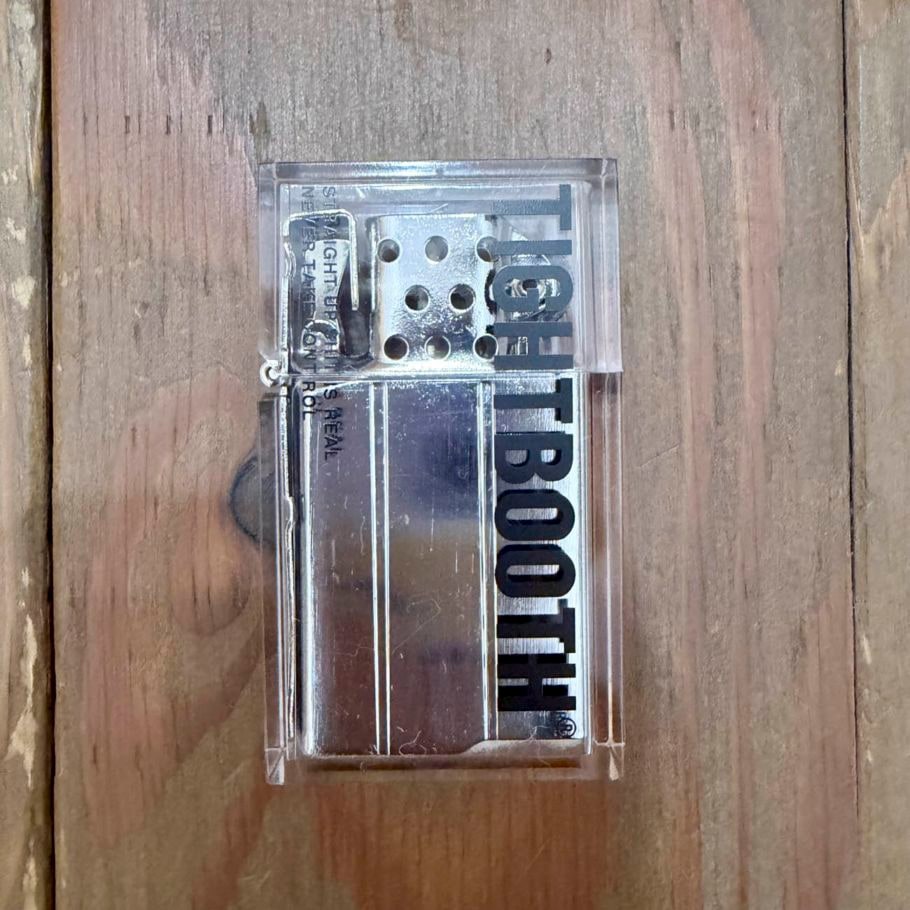 TIGHTBOOTH LABEL LOGO HARD EDGE LIGHTER