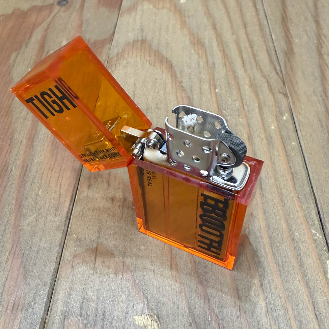 TIGHTBOOTH LABEL LOGO HARD EDGE LIGHTER｜GOODS｜スケートボード通販