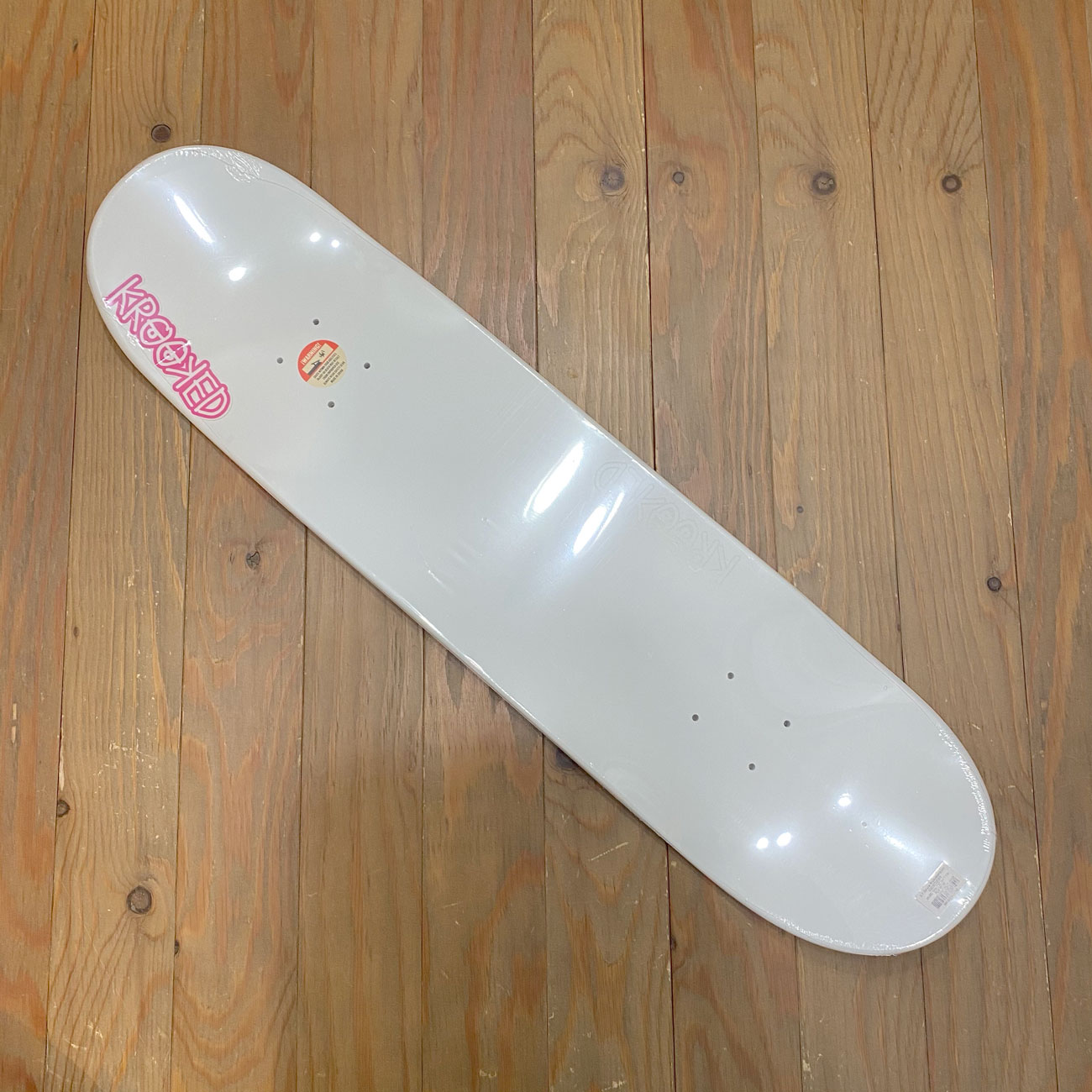 KROOKED TEAM EYES WHITE DECK 8.06inch｜KROOKED｜スケートボード通販