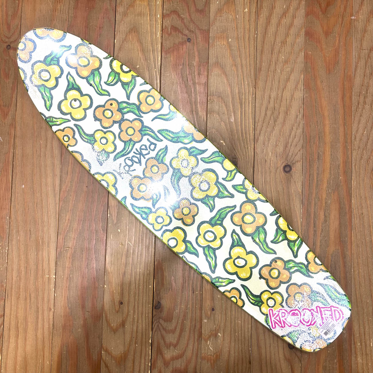 KROOKED PRO FLOWER ZIP ZINGER DECK 7.75inch｜KROOKED｜スケート