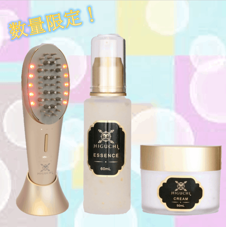 数量限定!【一般販売】頭筋ストレッチブラシ&Vシェイプブースターセラム60ml&Vリフトクリーム50g